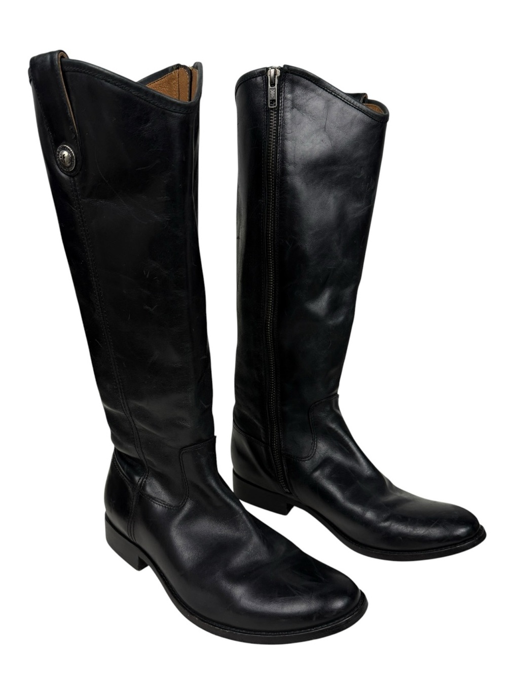Frye Melissa 2 Leather High Riding Boots - Picture 3 of 8